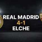 Real Madrid golea 4-1 al Elche: exhibición blanca antes de la Champions