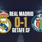 El Getafe hunde al Real Madrid en el Bernabéu: derrota 0-1 con silbidos y protestas